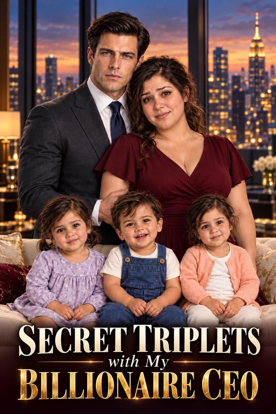 One Night Stand & Secret Triplets with the Billionaire CEO